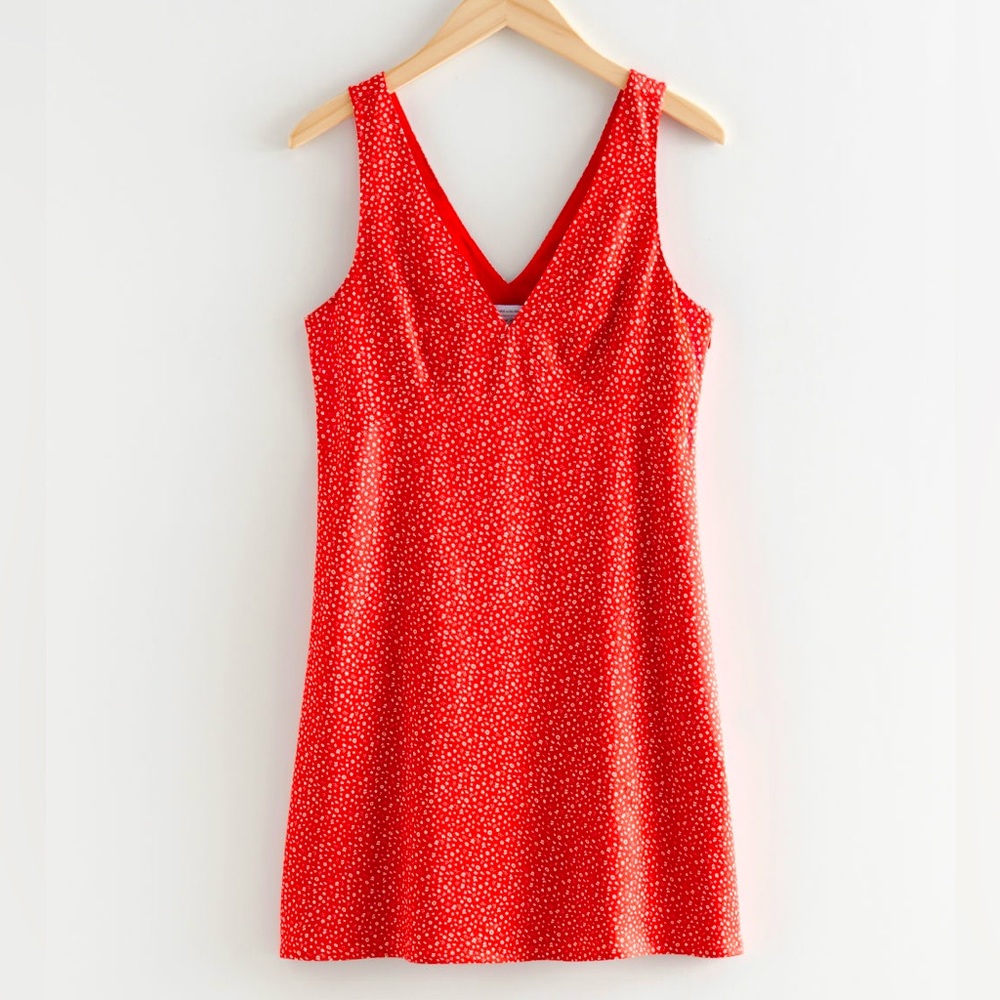 & Other Stories Paris Atelier Red Dress